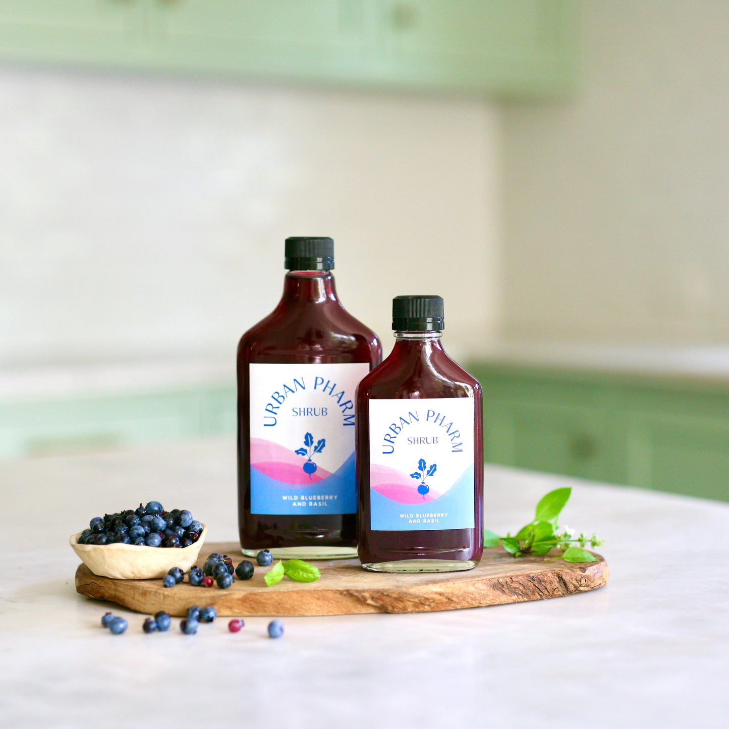 Case of 12: Wild Blueberry and Basil Shrub