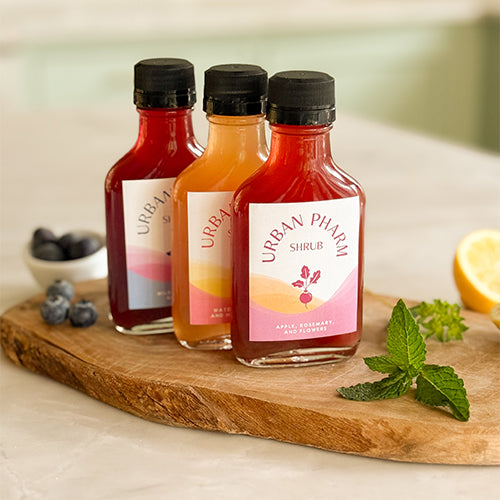 Case of 12: Wild Blueberry and Basil Shrub